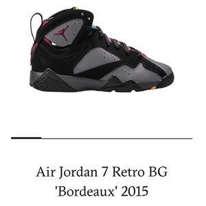 Air Jordan 7 Retro BG 'Bordeaux' 2015